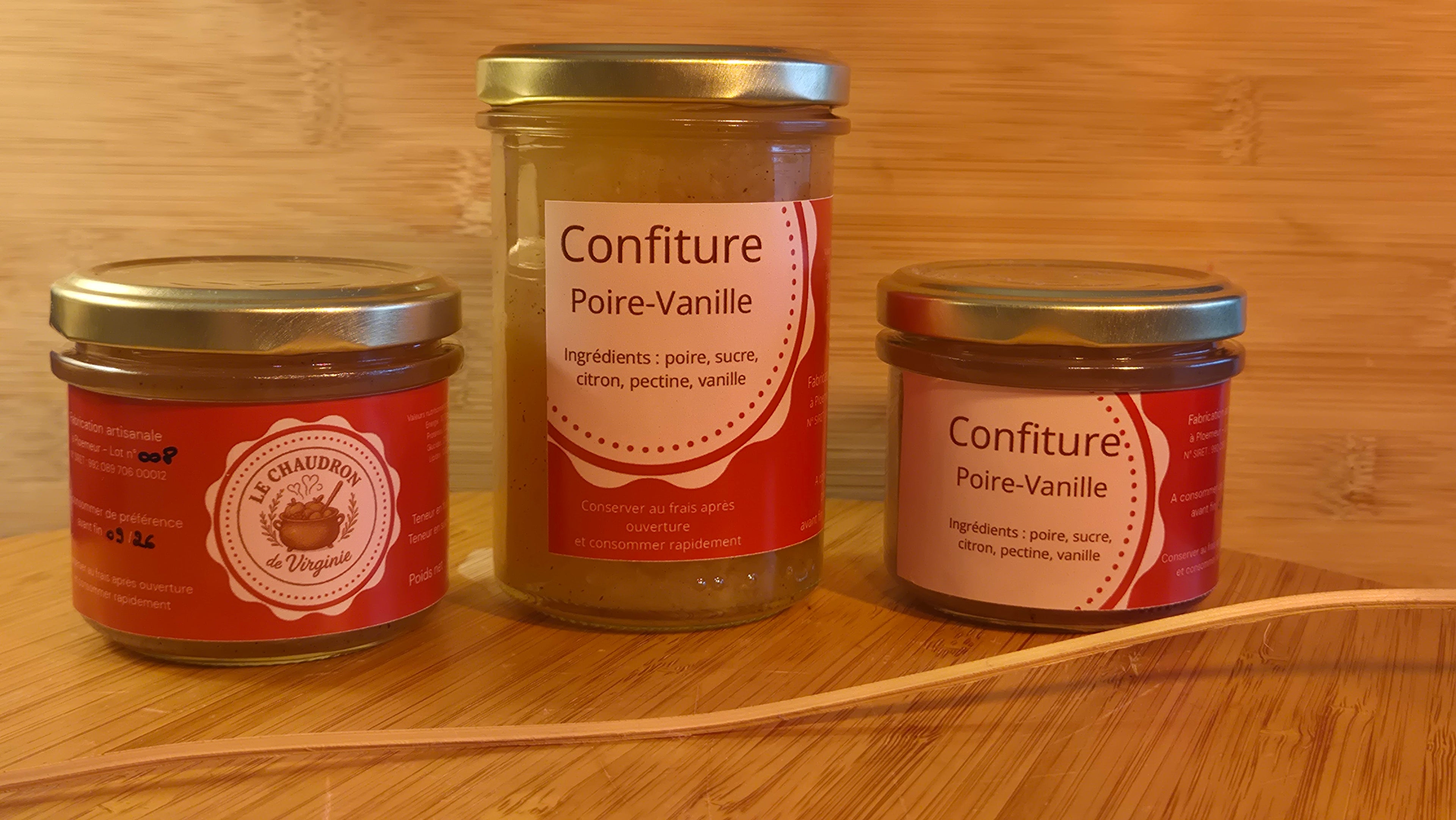 Confiture Poire-Vanille