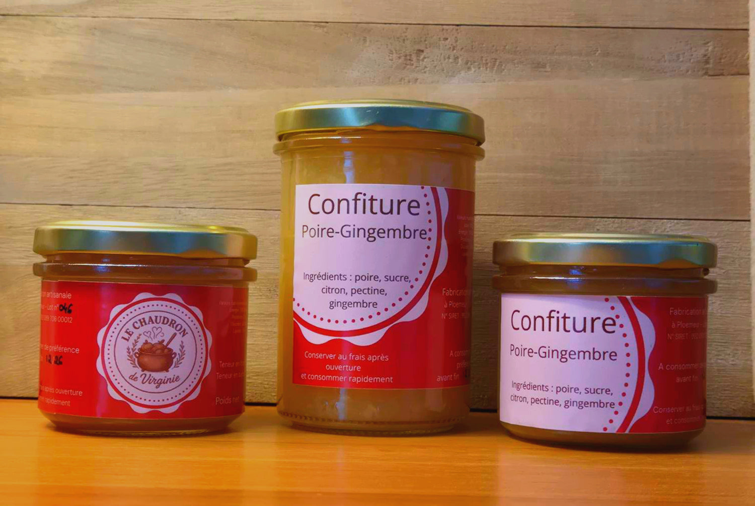 Confiture Poire-Gingembre