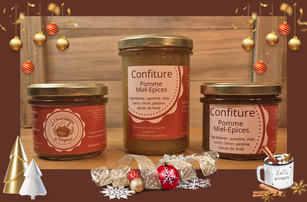 Confiture Pomme-Miel-Epices