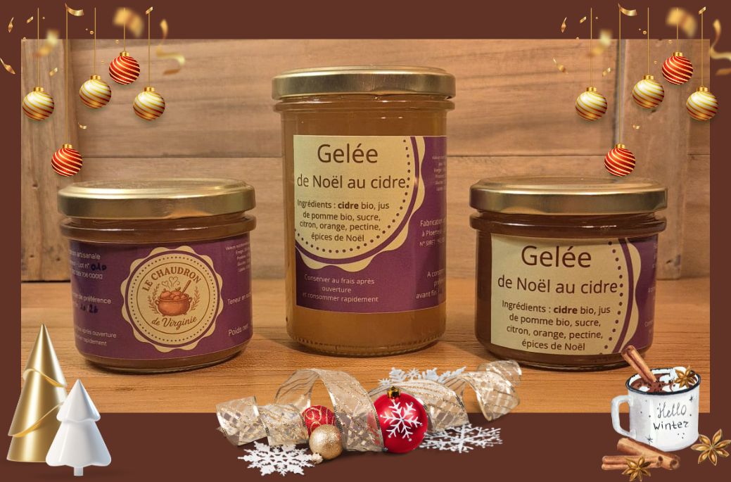 Gelée de Noël au cidre